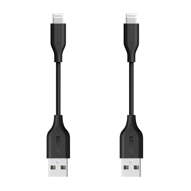 [2 Pack] Anker Powerline Lightning Cable (4 inch) Apple MFi Certified - Lightning Cables for iPhone Xs/XS Max/XR/X / 8/8 Plus / 7/7 Plus, iPad Mini / 4/3 / 2, iPad Pro Air 2