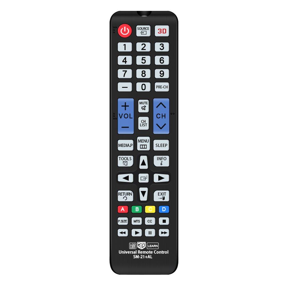 Gvirtue Universal Remote Control Compatible Replacement for Samsung TV/ 3D/ LCD/LED/HDTV AA59-00666A BN59-01178W BN59-01199F AA59-00638A AA59-00637A AA59-00594A AA59-00600A AA59-00582A