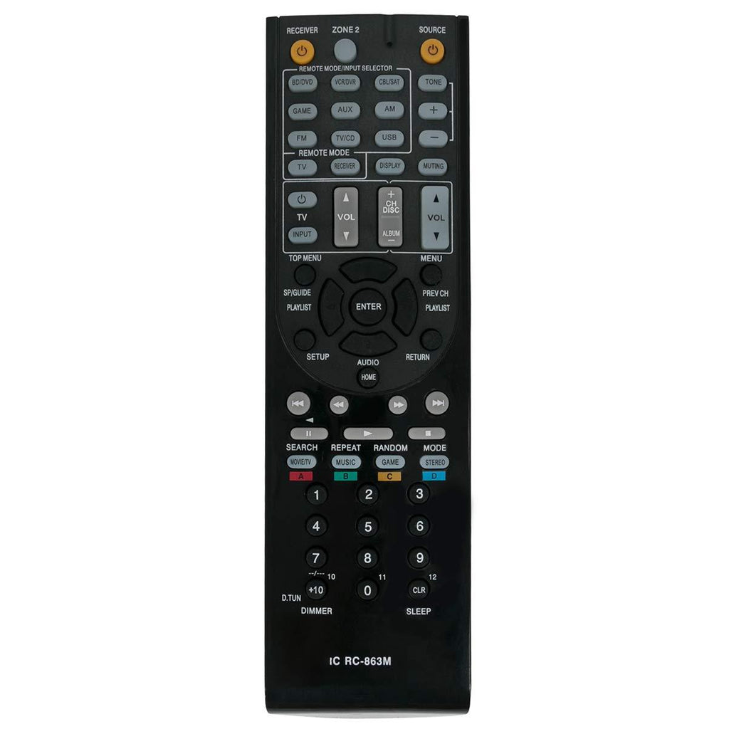 RC-863M Replace Remote Control Applicable for Onkyo HT-S5600 HT-R2295 HT-R592 HTS5600 HTR2295 HTR592 AV Receiver Home Theater System