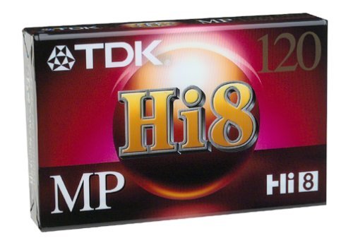 TDK Hi8,120 Pack of 6pc, MP120 Blank Tapes.