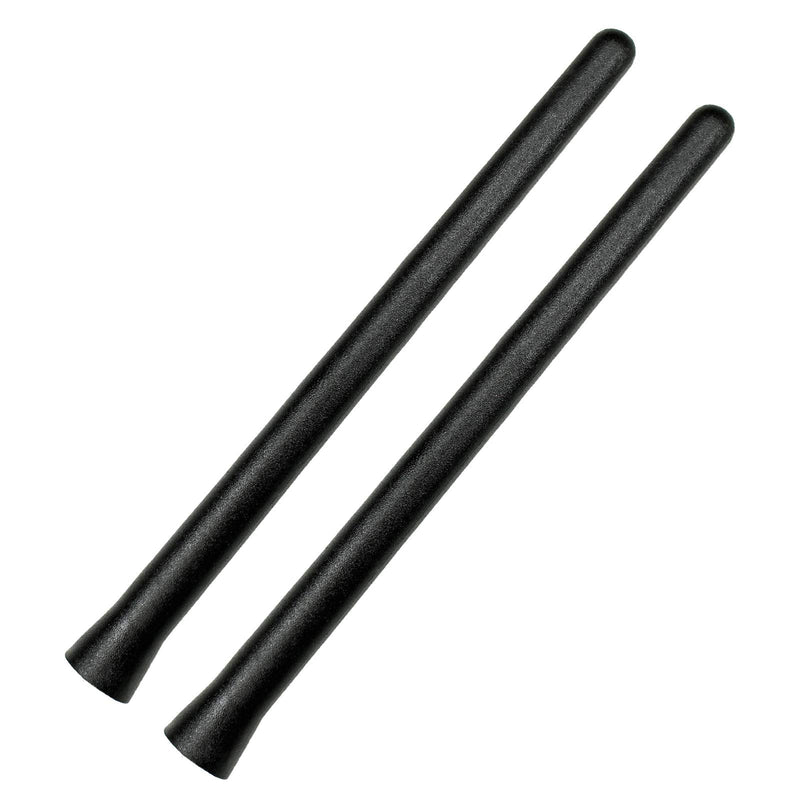 The Original 6 3/4 Inch is Compatible with Harley Davidson Touring Electra Glide Ultra Limited FLHTK (2010-2019) - 2 Pack - Short Rubber Antenna - Premium Reception - German Engineered 6 3/4" INCH - 2 PACK - PREMIUM CHOICE