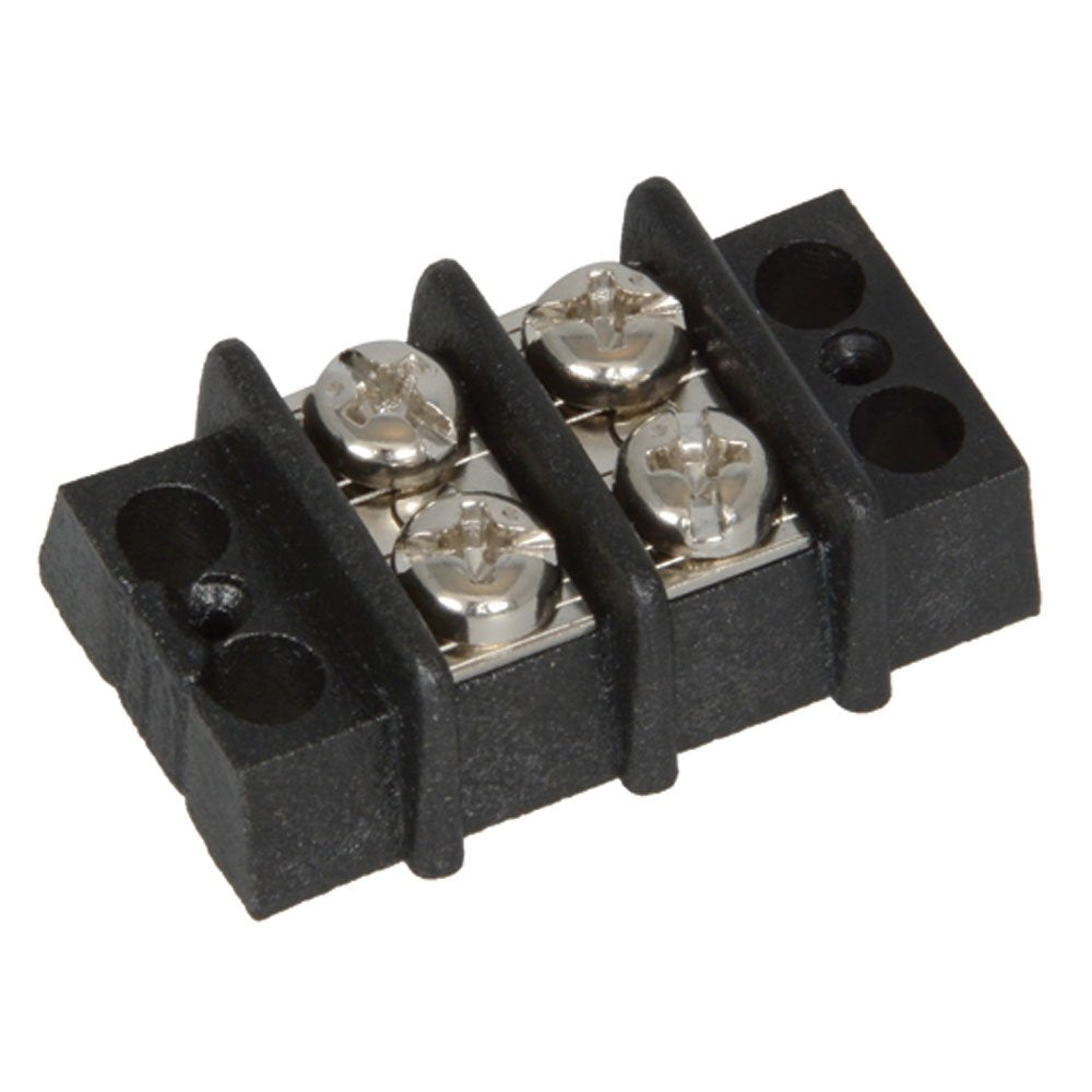 Adam Tech TDA-02 Terminal Block, 2 Position, Standard Double Row, 300VAC (Pack of 10)