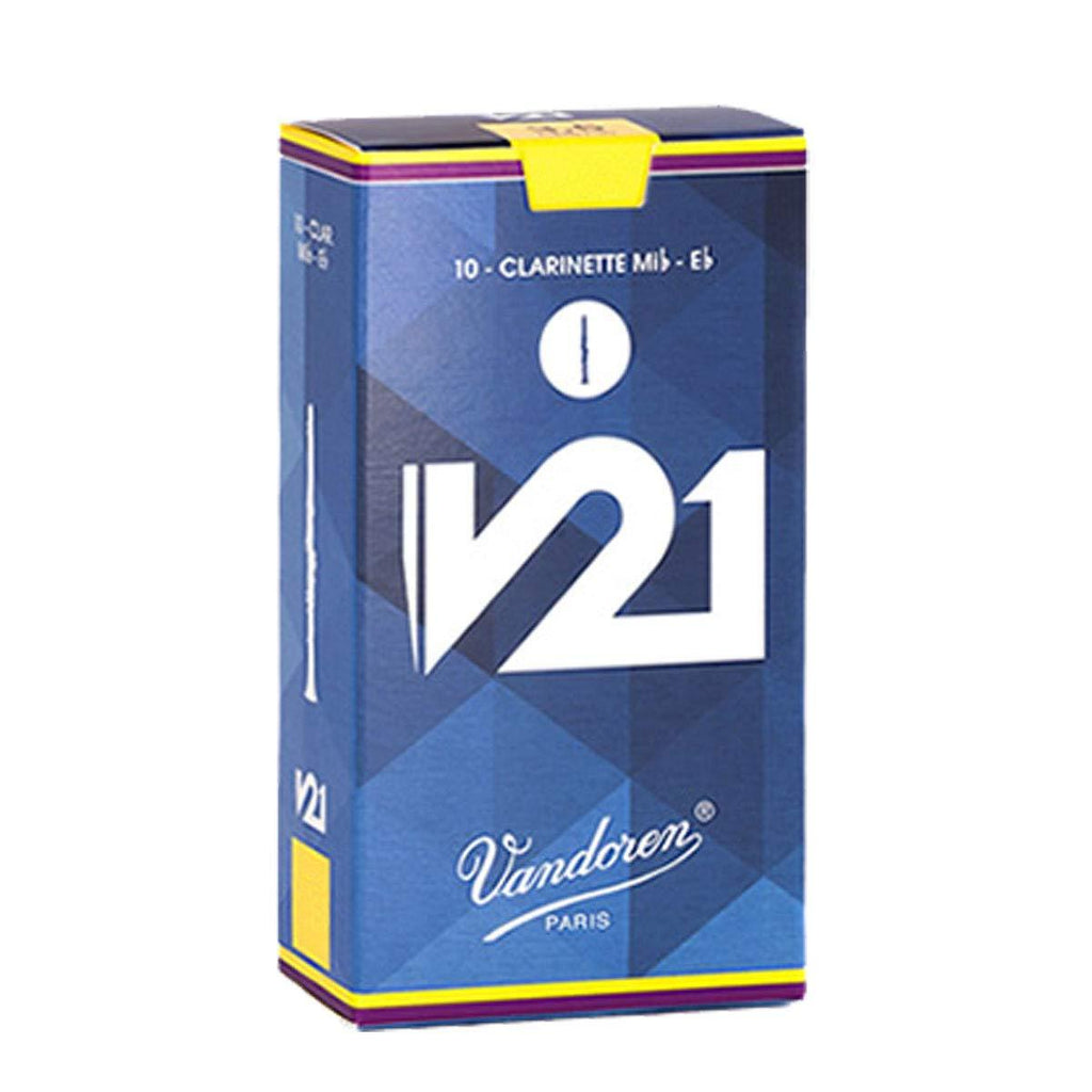 Vandoren CR8125 Bb Clarinet V21 Reeds Strength 2.5; Box of 10