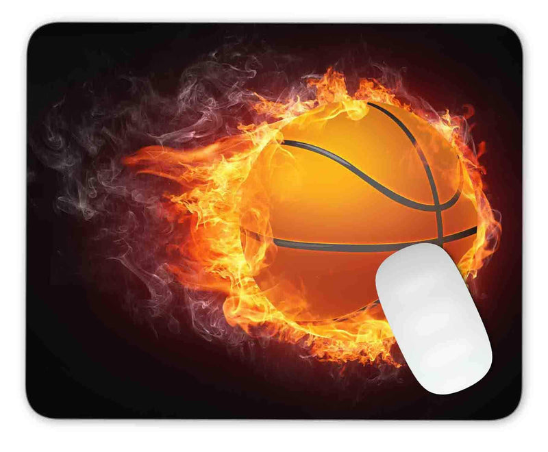 Timing&weng Burning Basketball Mouse pad Gaming Mouse pad Mousepad Nonslip Rubber Backing