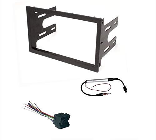 ASC Audio Car Stereo Dash Kit, Wire Harness, and Antenna Adapter for Installing a Double Din Radio for Select VW Volkswagen- Compatible Vehicles Listed Below