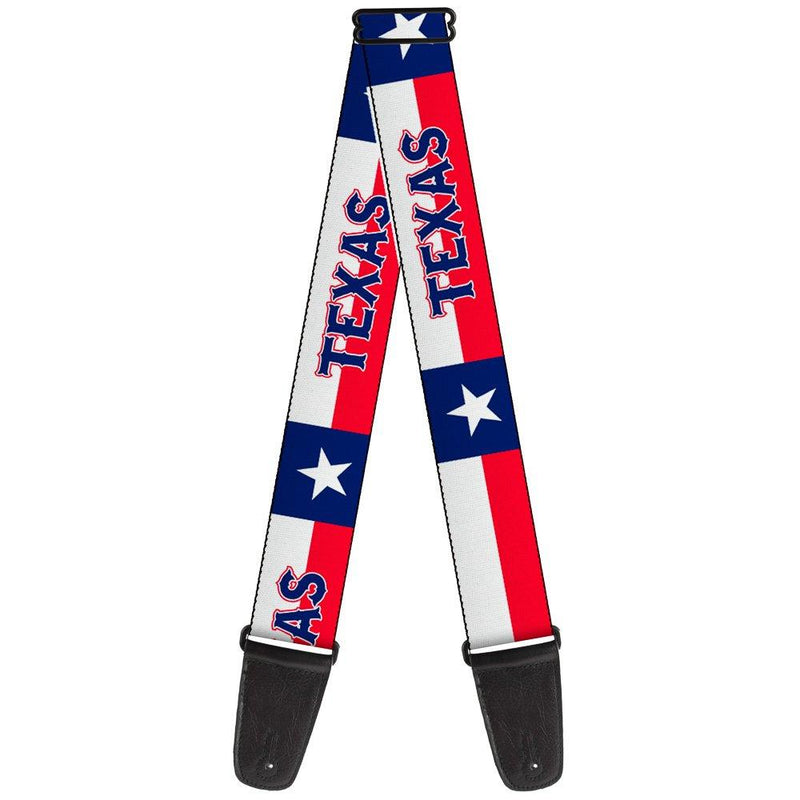 Guitar Strap Texas Flag Texas 2 Inches Wide