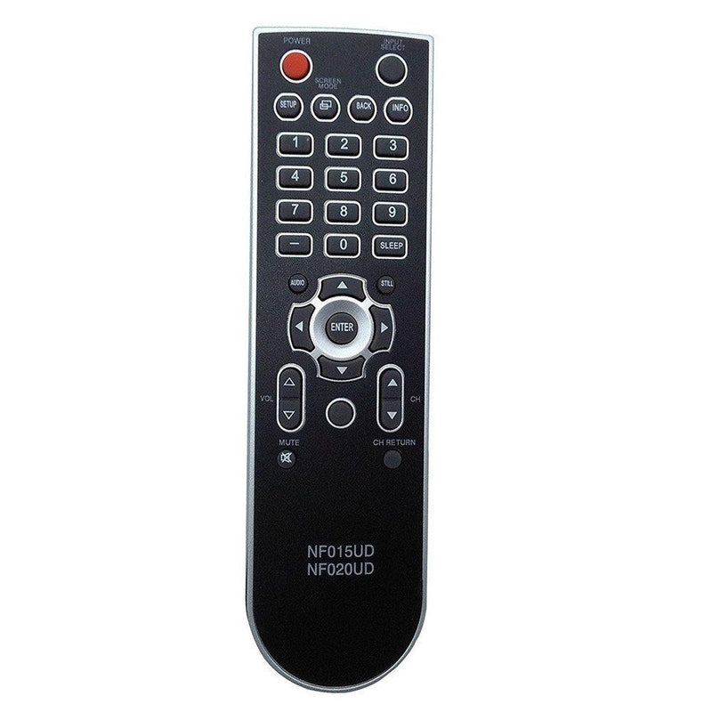 NF015UD NF020UD Replaced Remote fit for Emerson Sylvania TV LC321SS9 LC321SS9A LC370SS8 LC370SS8A LC370SS8M LC420EM8 RLC420EM8 LC320EM81 LC320EM82 LC320EM82S LC320EM8A LC195SL9 LC370SS9M LC320SL8