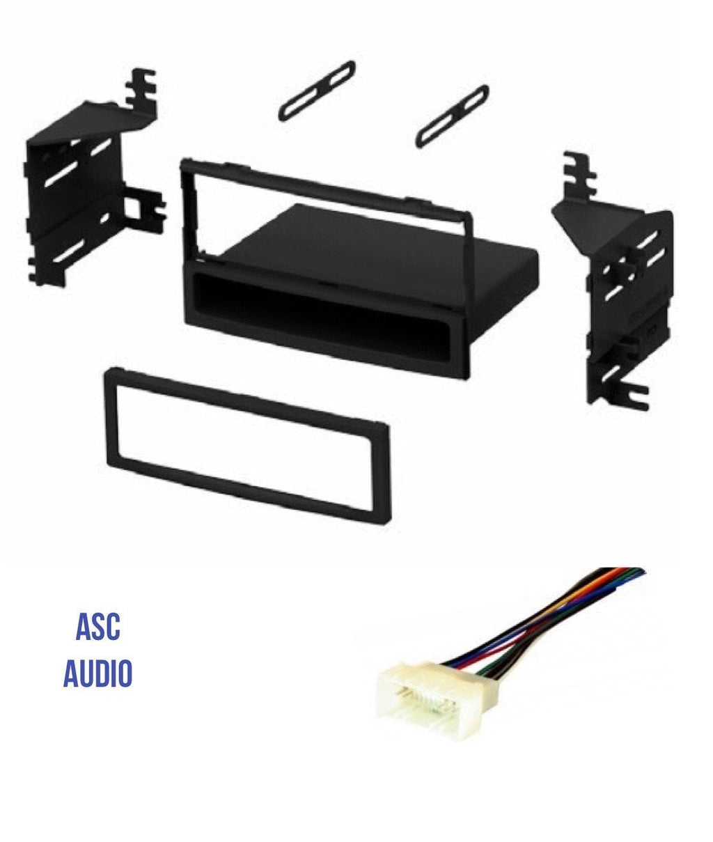 ASC Audio Car Stereo Radio Dash Kit and Wire Harness for installing a Single Din Radio for select Hyundai Kia Vehicles - Vehicles Listed Below