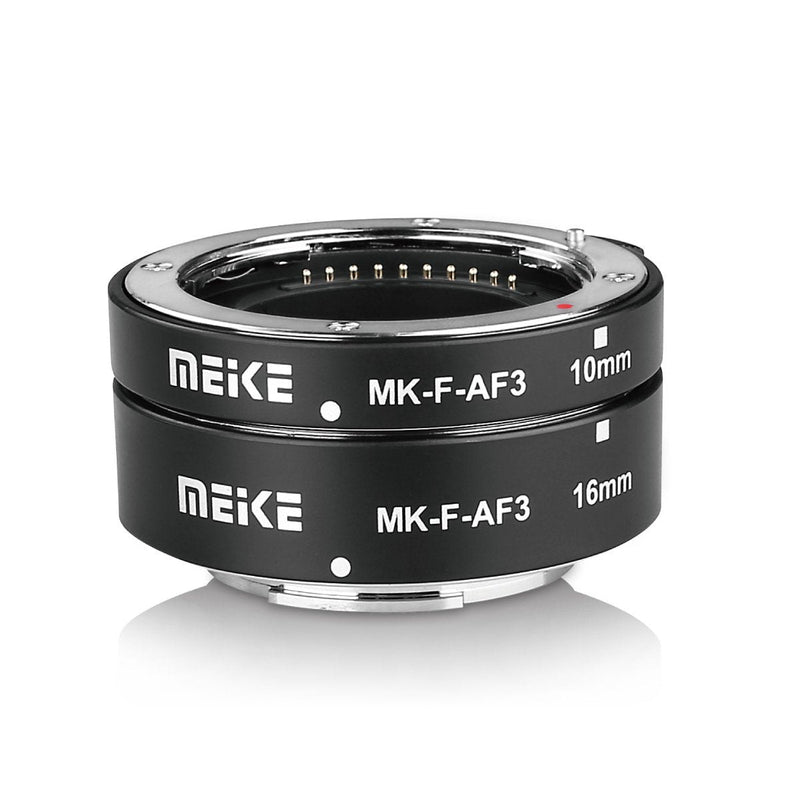 Meike MK-F-AF3 Metal Auto Focus Extension Tube for Fujifilm Mirrorless Camera X-T1 X-T2 X-T3 X-T10 X-T20 X-T30 X-Pro1 X-Pro2 X-A1 X-E1 X-E2 X-E3 (10mm 16mm)