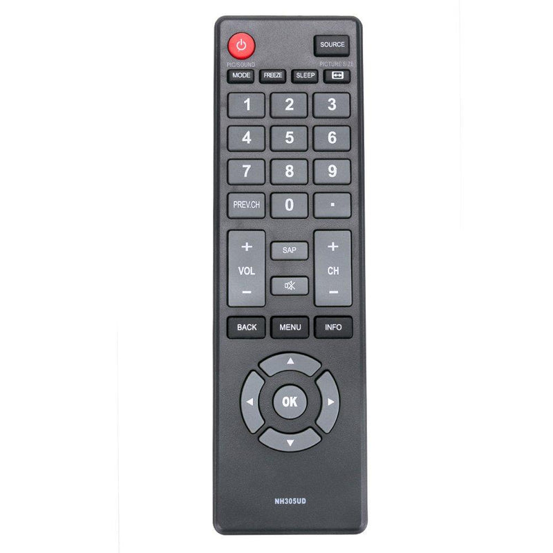 NH305UD Replacement Remote Control Applicable for Emerson TV LF402EM6 LF402EM6F LF461EM4 LF461EM4A LF501EM4 LF501EM4A LF501EM4F LF501EM5 LF501EM5F LF501EM6F