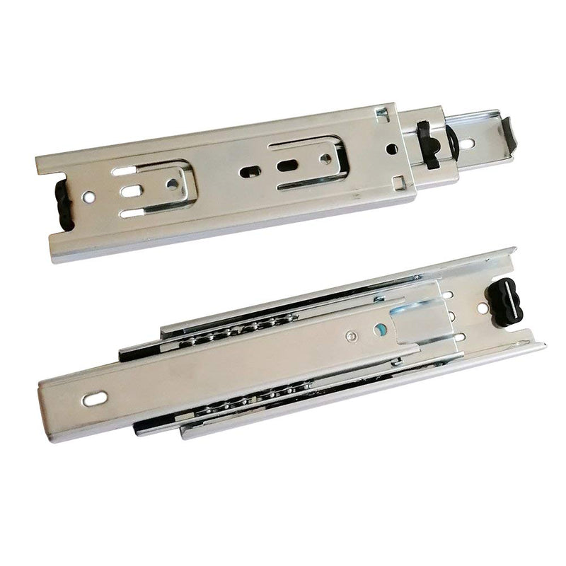 [AUSTRALIA] - Btibpse 6 inch Length Full Extension Drawer Slides Telescopic Ball Bearing Slide Rail for Furniture 1 Pair 