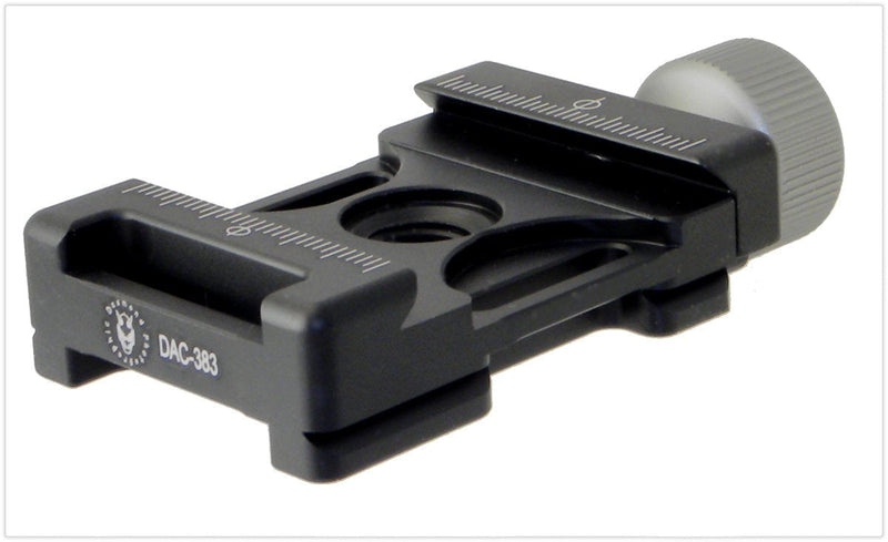 Desmond DAC-383 38mm QR Clamp 3/8" Screw Hole & 3 Strap Bosses & 1/4" Bushing Adapter