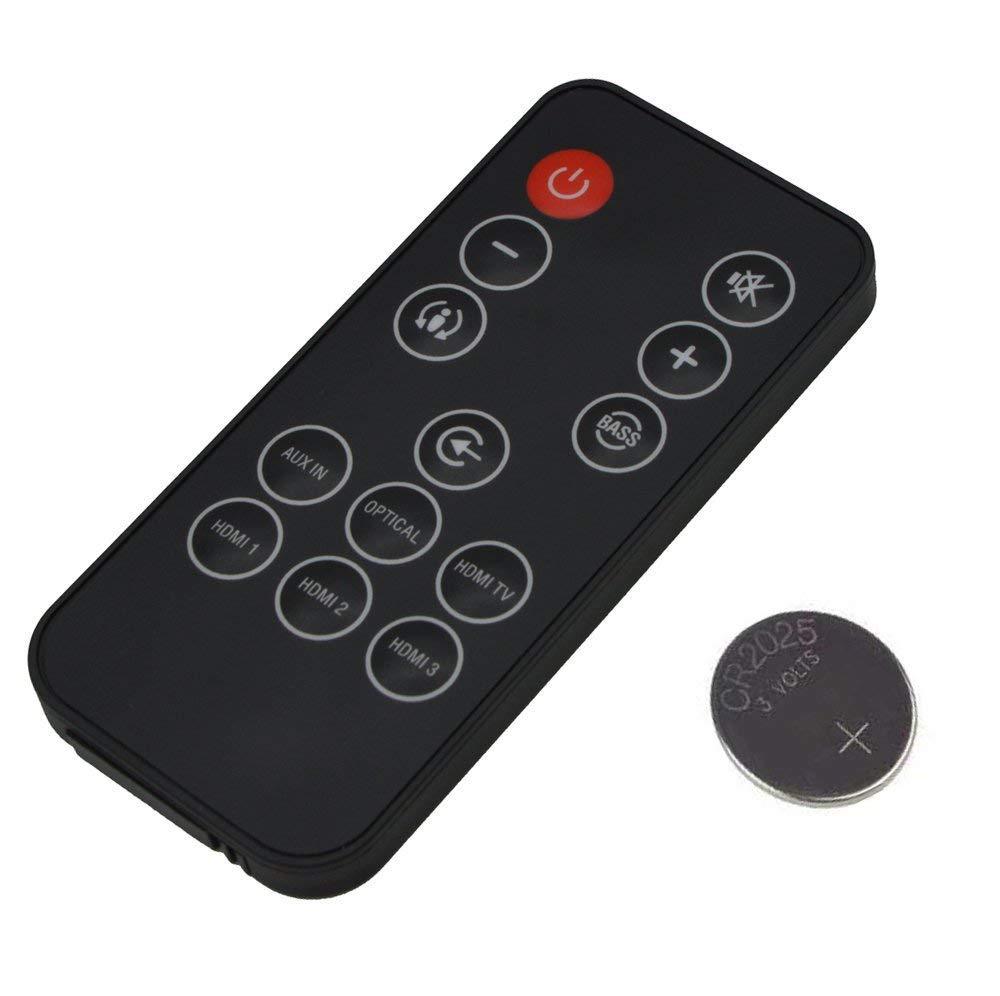 Motiexic Remote Control for JBL Cinema SB400 93040000860 SB4OO Soundbar Speaker System CINEMASB400 Controller with CR2025 Battery Inside