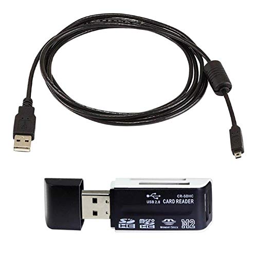 USB Cable for Nikon Coolpix L340 Digital Camera, and USB Computer Cord for Nikon Coolpix L340 Digital Camera, Gold Plated, W/Ferrite, 6 Feet or 1.8 Meter Long!