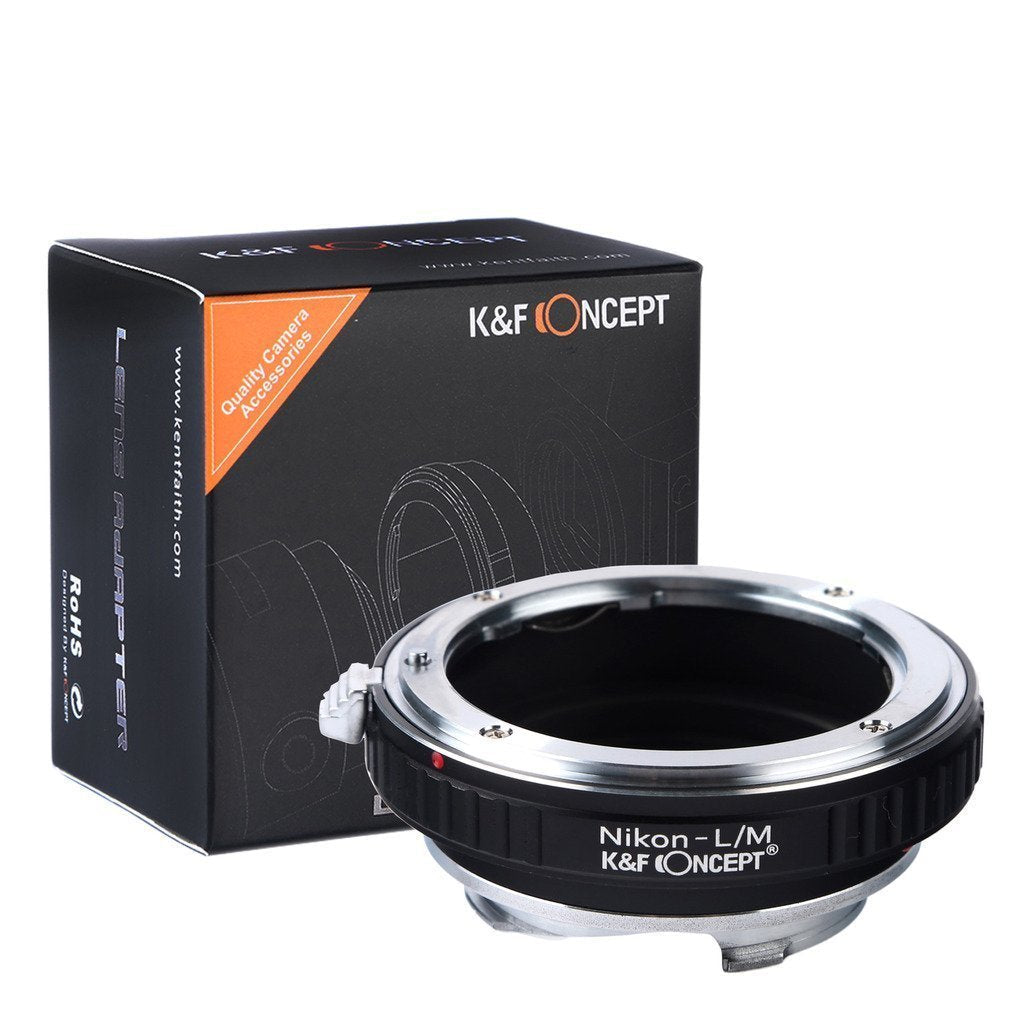 K&F Concept Lens Mount Adapter for Nikon Mount Lens to Leica M Lens Camera Body