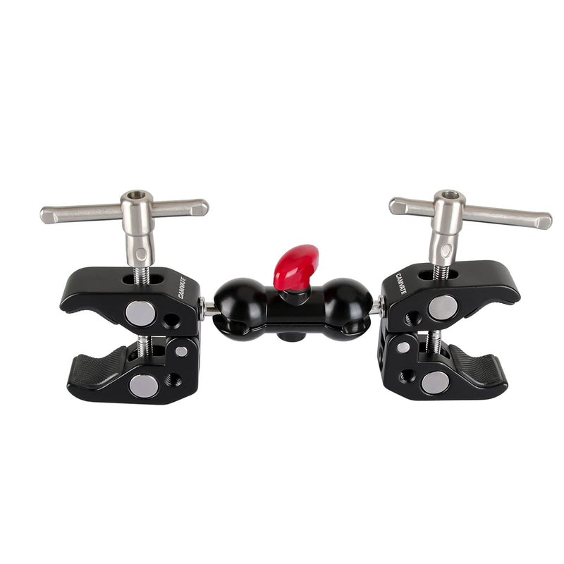 CAMVATE Articulating Magic Arm with 2pcs Super Clamp Crab Plier Clip