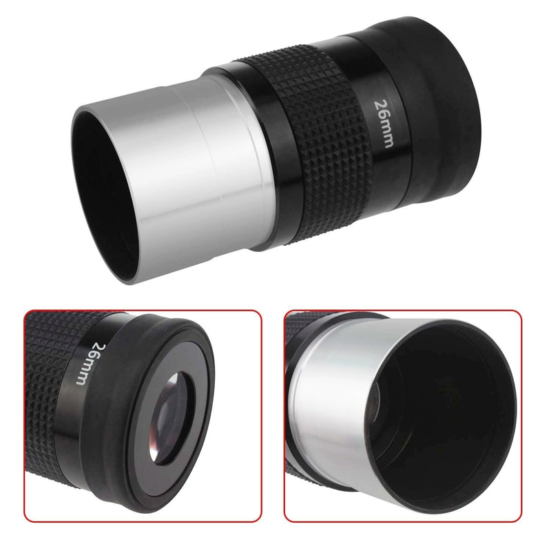 Astromania 2" Kellner FMC 55-Degree Eyepiece - 26mm - Wide Field eyepices with Comfortable Viewing Position