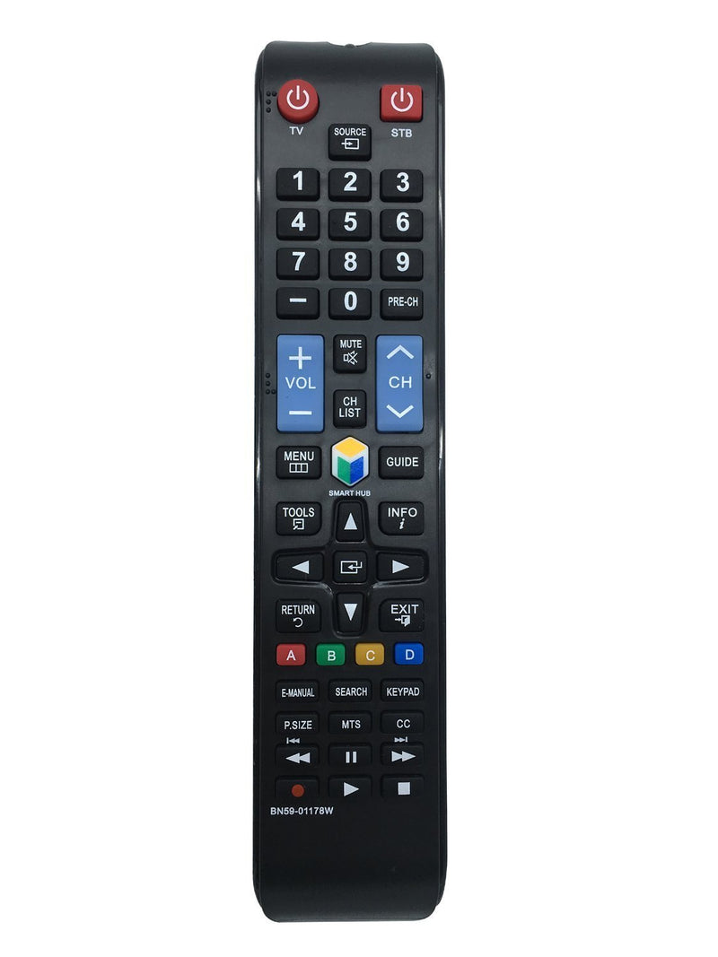 BN59-01178W Replaced Remote Fit for Samsung Smart TV UN46H6201AFXZA UN46H6203AF UN46H6203AFXZA UN50H5203AF UN50H5203AFXZA UN50H6201AF UN50H6201AFXZA UN50H6203AF UN58H5202AFXZA UN55HU6830FXZA
