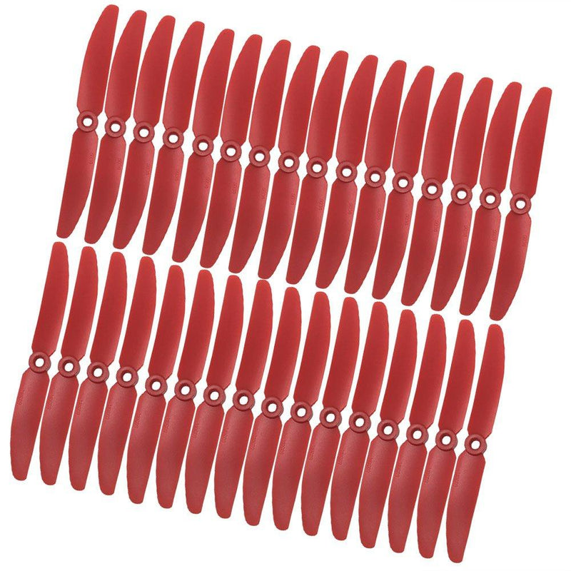 RAYCorp 5030 (5x3) Propellers. 32 Pieces(16CW, 16CCW) Red 5-inch Quadcopters & Mutlirotors Props + Battery Strap