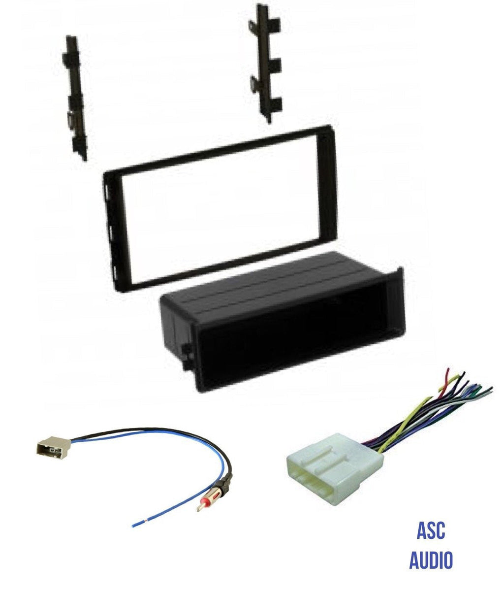 Premium ASC Car Stereo Dash Install Kit, Wire Harness, and Antenna Adapter to Install Aftermarket Radio for select Nissan Vehicles - Compatible Vehicles Listed Below