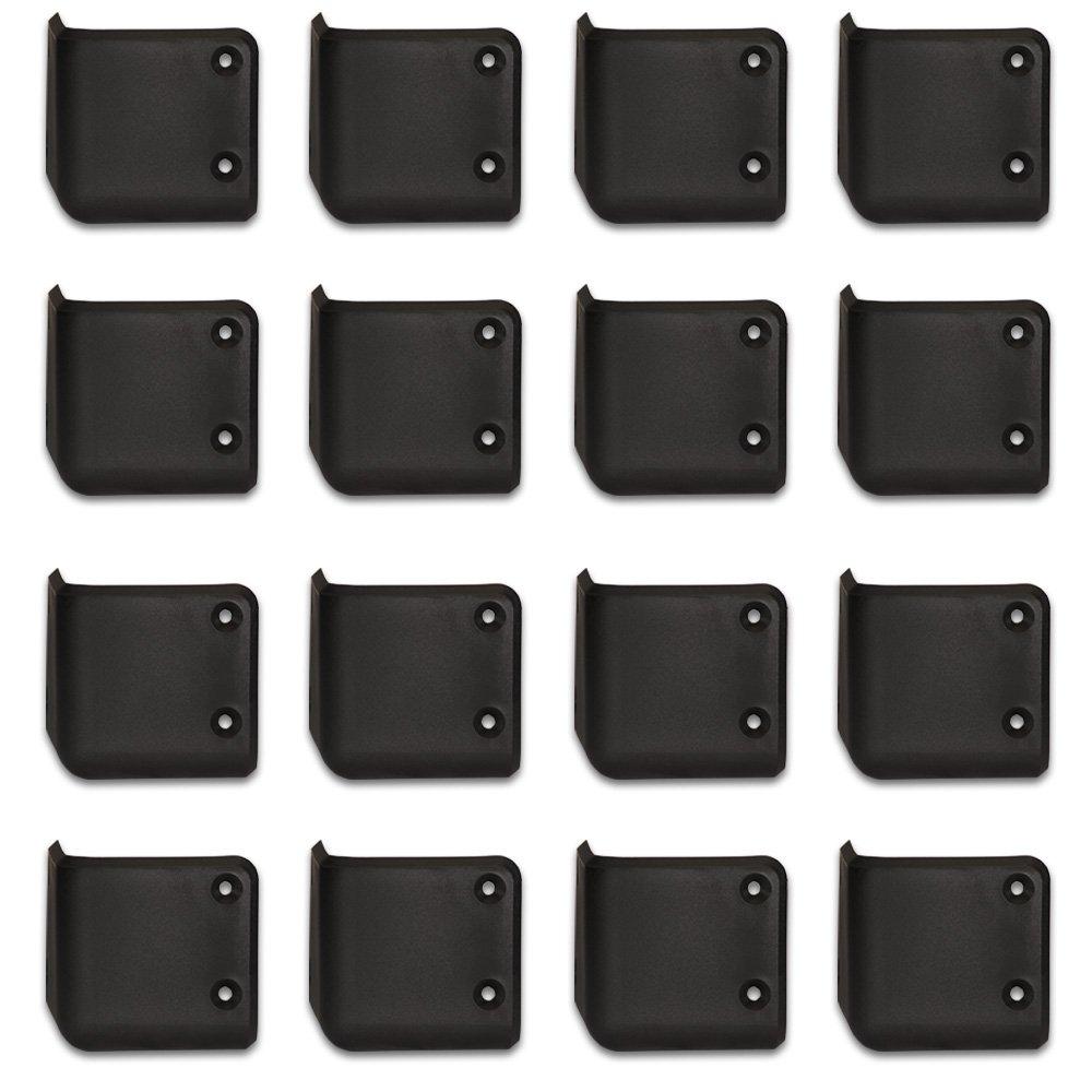 Goldwood Sound, Inc. Monitor Speaker And Subwoofer Part, ABS Plastic Front Cabinet Corners Set of 16 Trapezoid Corners 16 Piece Pack (PFC-1642-16)