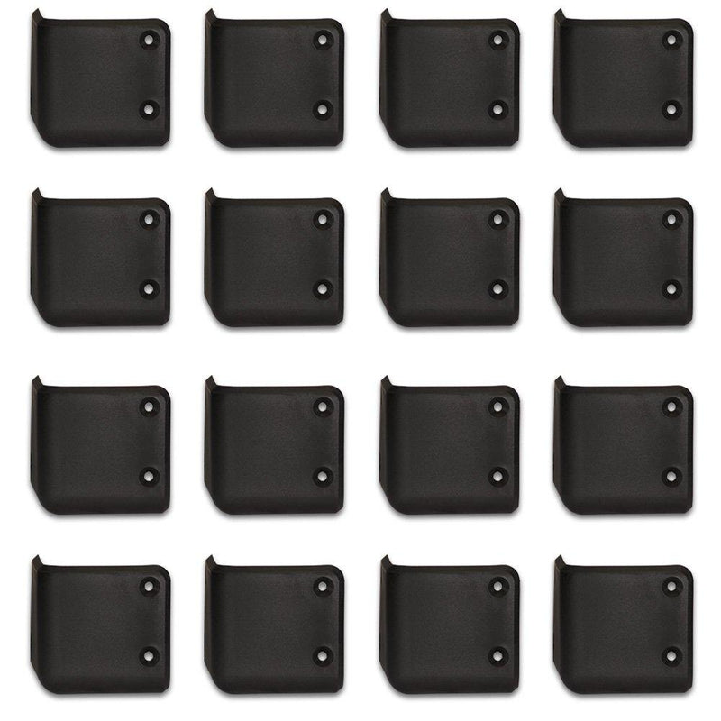 Goldwood Sound, Inc. Monitor Speaker And Subwoofer Part, ABS Plastic Front Cabinet Corners Set of 16 Trapezoid Corners 16 Piece Pack (PFC-1642-16)