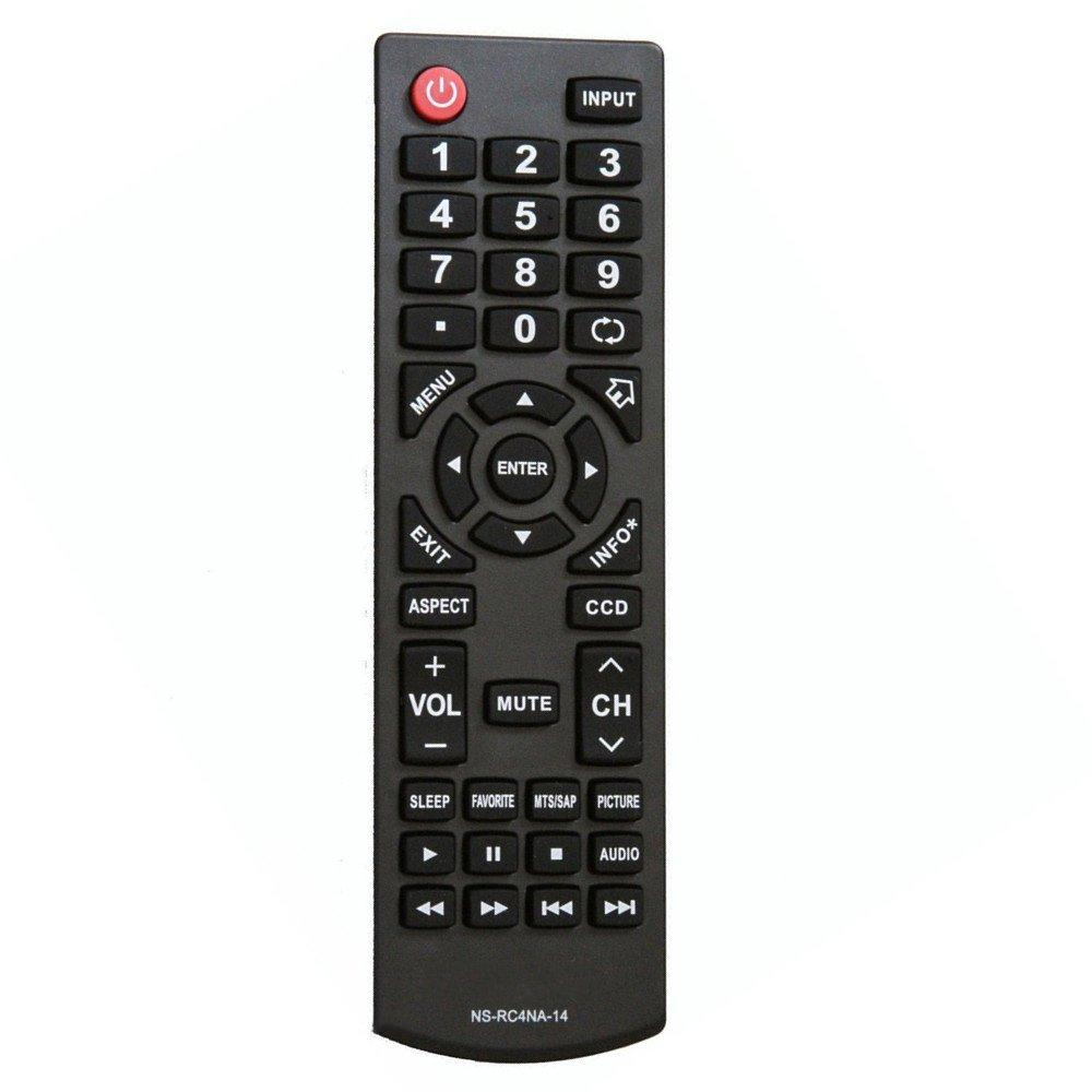 ZdalaMit NS-RC4NA-14 Replaced Remote fit for Insignia TV NS-46D400NA14 NS-50D400NA14 NS-39L400NA14 NS-39D40SNA14 NS-32D201NA14 NS-46D40SNA14 NS-50DSNA14 NS-42D40SNA14 NS-65D550NA15 NS-65D4400A14