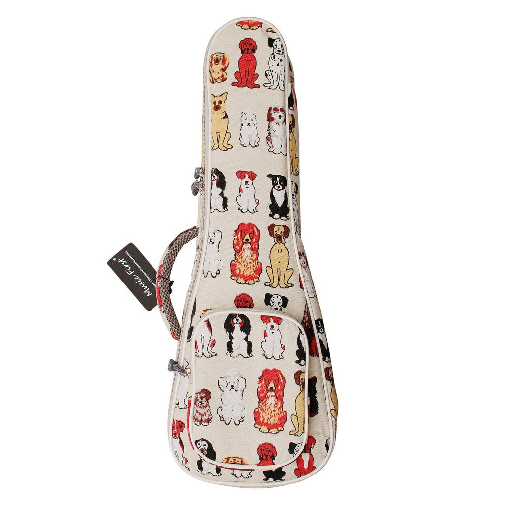 MUSIC FIRST cotton 21“ Soprano"MR DOG" ukulele case ukulele bag ukulele cover, Original Design. Best Christmas Gift! Fit for 21 inch Soprano Ukulele MR DOG