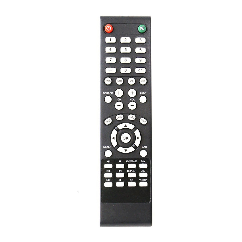 Replaced Remote for Element TV ELDFW406 ELCFT262 ELDFW322 ELCFW326 ELCFW329 ELDFT404 ELCFW328 ELDFW464 ELDFT465J ELDFQ501J ELEFQ501J ELGFW601 ELDFW501 ELEFW193 ELEFJ191 ELEFT195 ELEFW195 ELDFW407