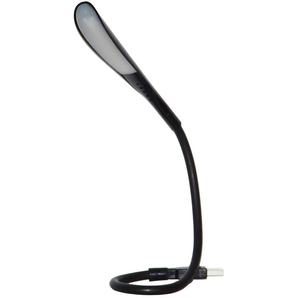 USB Reading Lamp with 14 LEDs Dimmable Touch Switch and Flexible Gooseneck for Notebook Laptop, Desktop, PC and MAC Computer + On/Off Setting (14 LED, Black) 14 LED