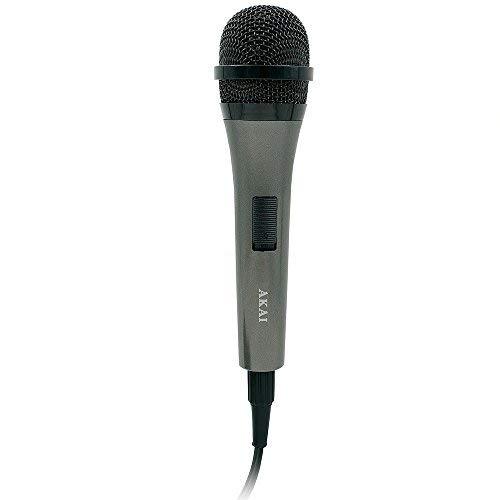 [AUSTRALIA] - Dynamic Microphone Unidirectional for Speaker, Wired Handheld Mic with On and Off Switchwith 10 Ft. Cord Black/Dark Grey Akai KS721XB 