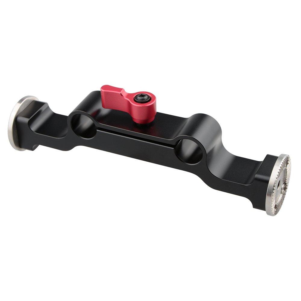 CAMVATE 15 Rod Clamp with Standard Accessory(M6,31.8mm) for Camera Rig Support Railblock Systems (Red) Red