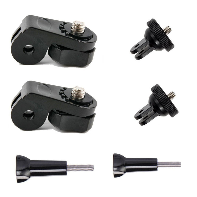 ASOCEA Action Camera Mount Universal Conversion Adapter Set (1/4 Inch 20) Tripod Screw Mount Accessories Compatible with Sony Cam Xiaomi or GoPro Insta360 ONE X2 Other Action Cameras