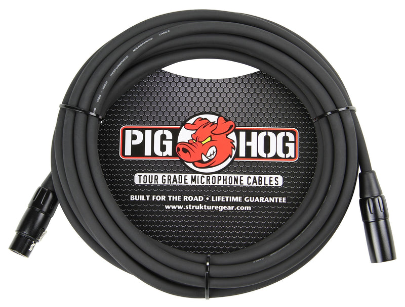 [AUSTRALIA] - Pig Hog PHM30 High Performance 8mm XLR Microphone Cable, 30 Feet 30 ft 