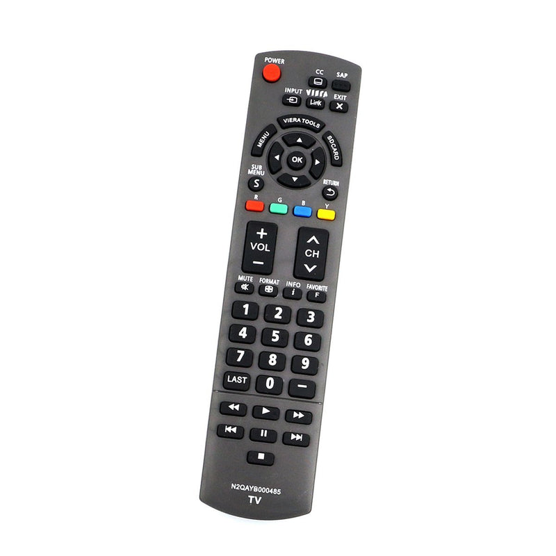 ZdalaMit N2QAYB000485 Replace Remote fit for PANASONIC TV TC-32LX24 TC-42LD24 TC-42LS24 TC-42PX24 TC-50PS24 TC-50PX24 TC-58PS24 TC-65PS24 TC-L22X2 TC-L32C22 TC-L32U22 TC-L32X2 TC-L37C22 TCL37D2