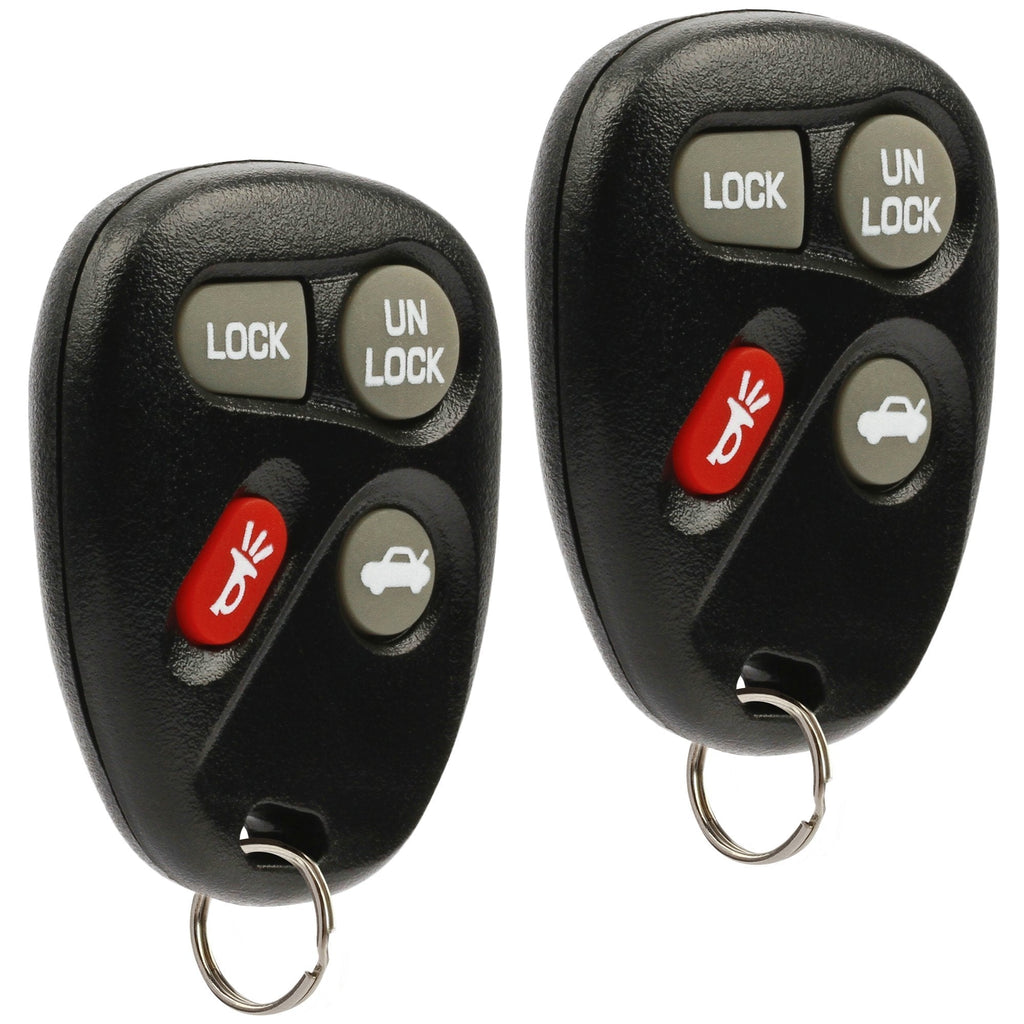 Car Key Fob Keyless Entry Remote fits Chevy Camaro/Pontiac Firebird Trans Am 1998 1999 2000 2001 2002 (16245100-29), Set of 2
