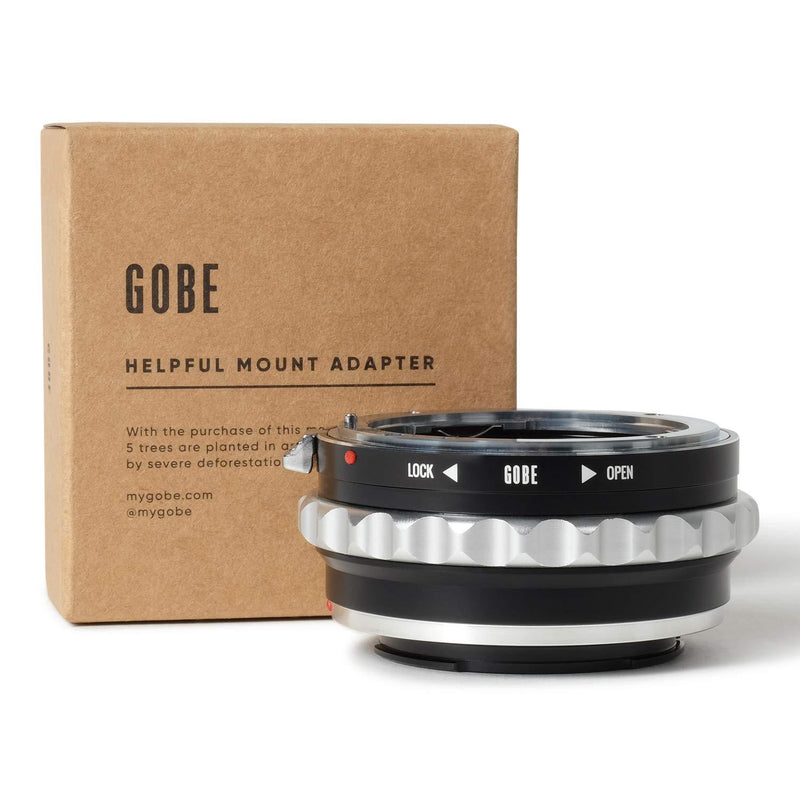 Gobe Lens Mount Adapter: Compatible with Nikon F (G-Type) Lens and Sony E Camera Body G-E