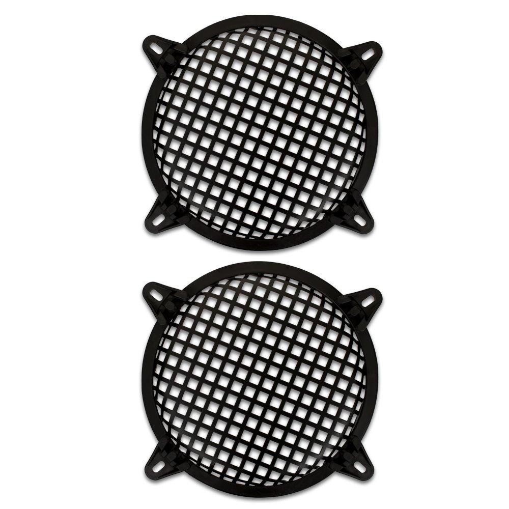 Goldwood Sound, Inc. Monitor Speaker And Subwoofer Part, Steel Waffle Woofer Grills with Hardware for 8" 2 Grill Set (SWG-8C-2)