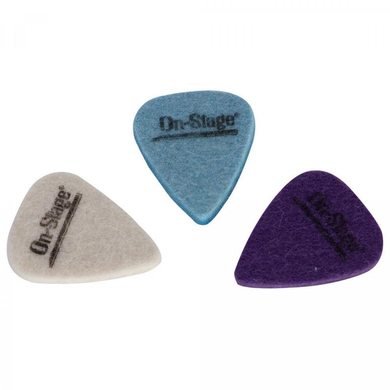 [AUSTRALIA] - On-Stage UPK300 Felt Ukulele Picks, 3 Pack 