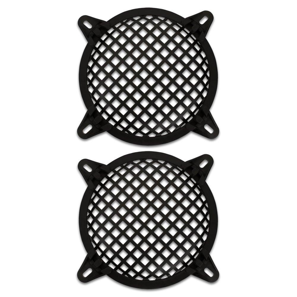 Goldwood Sound, Inc. Monitor Speaker And Subwoofer Part, Steel Waffle Woofer Grills with Hardware for 6.5" 2 Grill Set (SWG-6C-2)