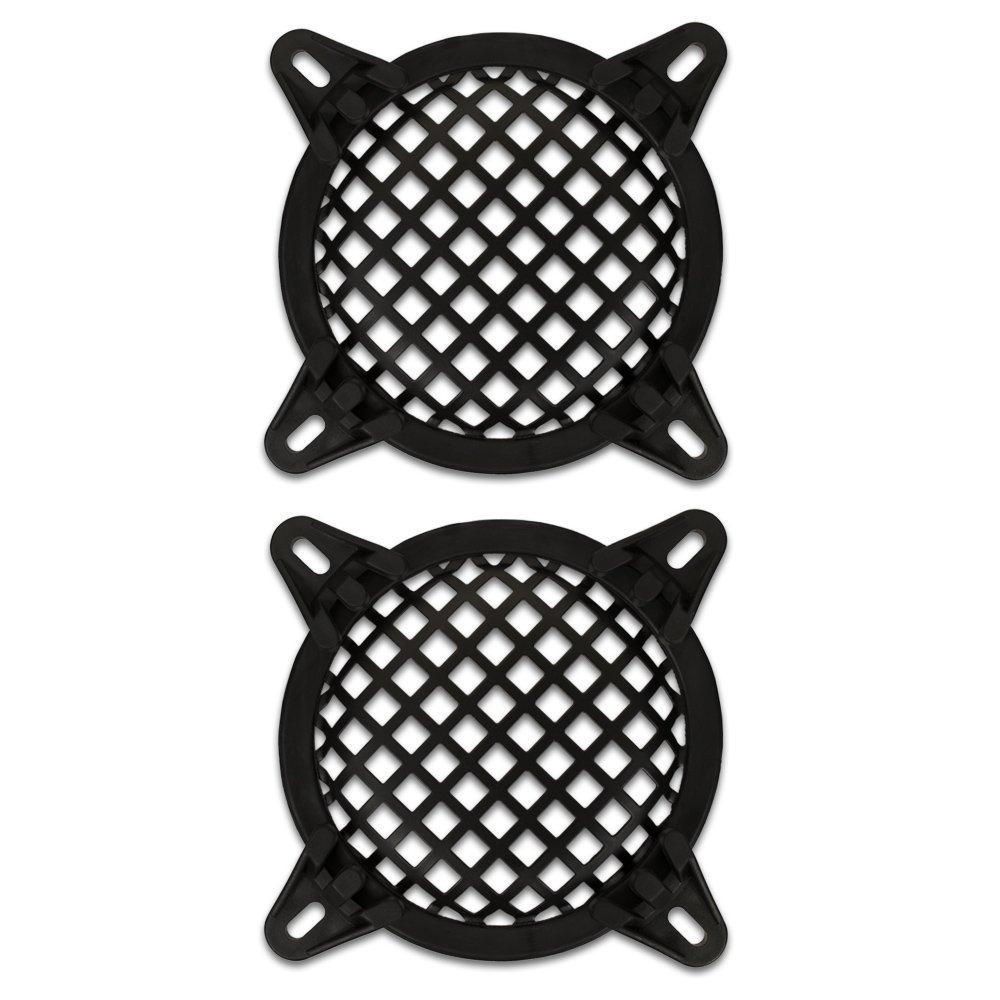 Goldwood Sound, Inc. Monitor Speaker And Subwoofer Part, Steel Waffle Woofer Grills with Hardware for 5.25" 2 Grill Set (SWG-5C-2)