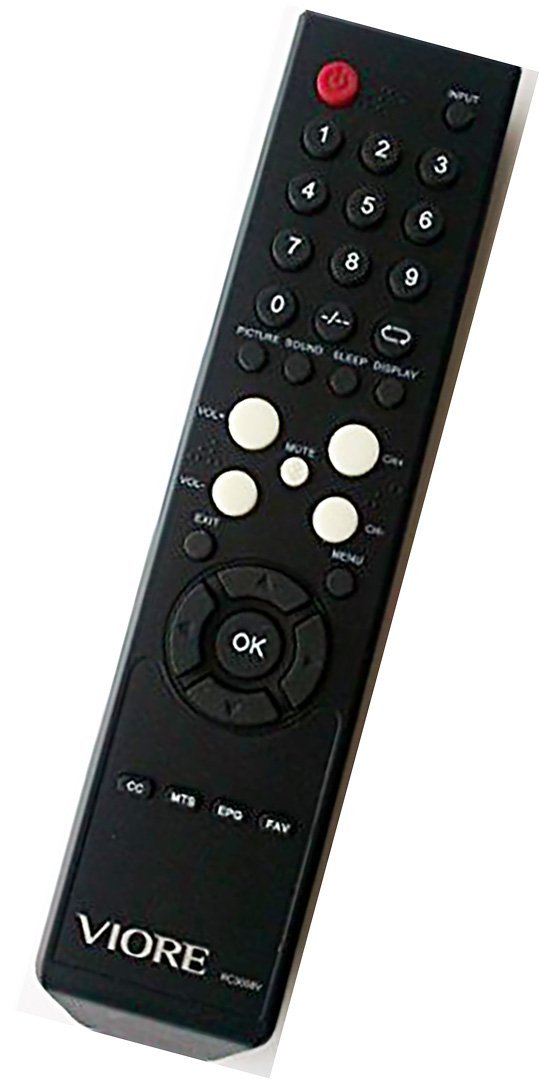 Smartby RC3008V Remote Control for VIORE TVs
