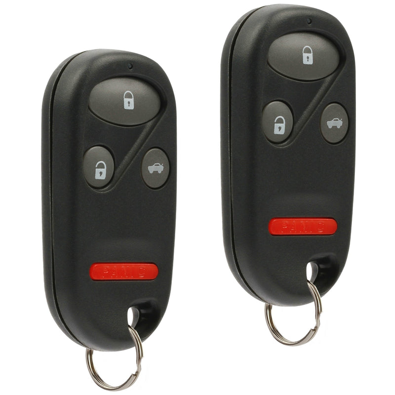 fits 2002 2003 2004 Honda CR-V Keyless Entry Remote Key Fob (OUCG8D-344H-A), Set of 2