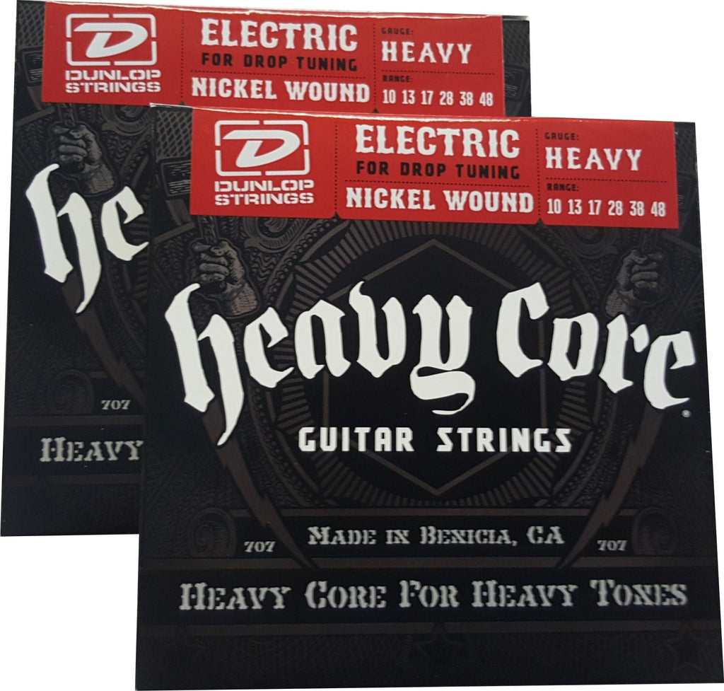 Dunlop Heavy Core Heavy Electric Guitar Strings 10-48- 2 Pack