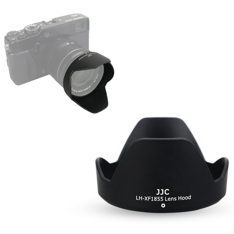 JJC Bayonet Dedicated Lens Hood for Fuji Fujifilm Fujinon XF 18-55mm F2.8-4 R LM OIS Lens and Fujinon XF 14mm F2.8 R Lens For Fuji XF 18-55mm & XF 14mm Lens