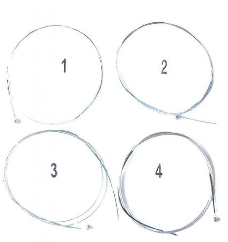 Generic 2 sets Violin Strings Set Ball End Synthetic Nylon Core Nickel Alloy Wound 4/4 Type A