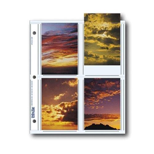 Archival Photo Pages Holds Eight 3.5" x 5" Prints, Two Packs of 25 (50 Total) 2 Pack