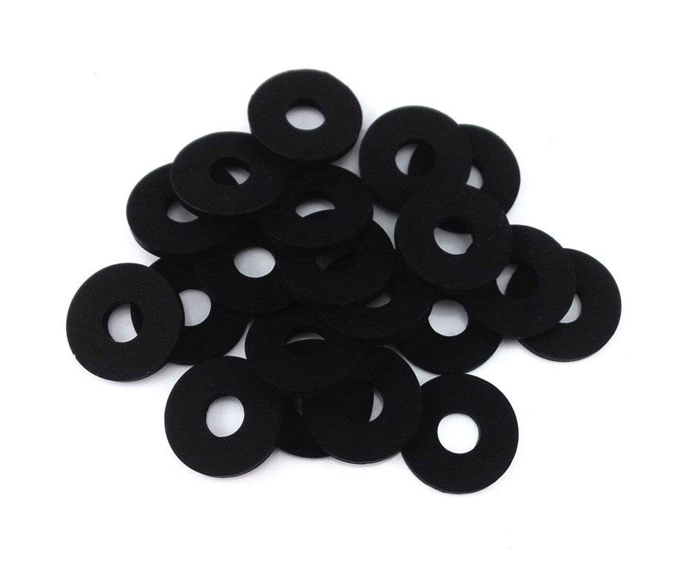 Honbay 20pcs Black Rubber Protector Premium Strap Locks