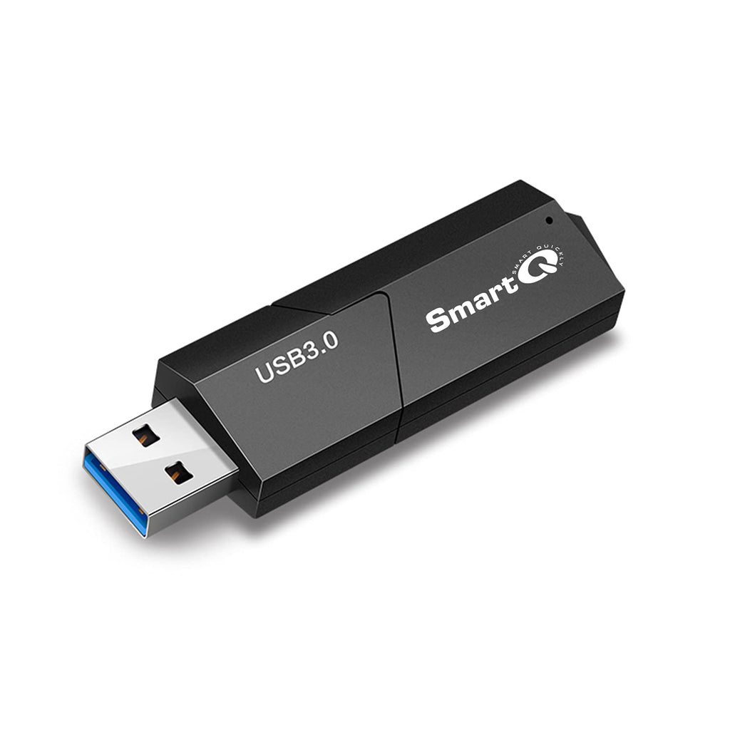 SmartQ C307 USB 3.0 Portable Card Reader for SD, SDHC, SDXC, MicroSD, MicroSDHC, MicroSDXC, with Advanced All-in-One Design Single