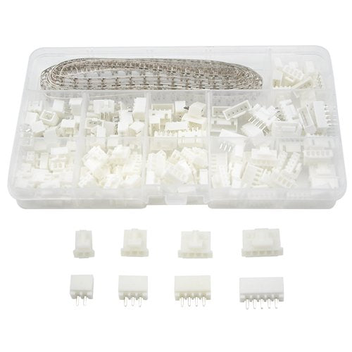 WMYCONGCONG 440 PCS 2.54mm 2 3 4 5 Pin Housing and Female Pin Header Terminal Connector Kit Compatible with JST-XHP (2 3 4 5 Pin)
